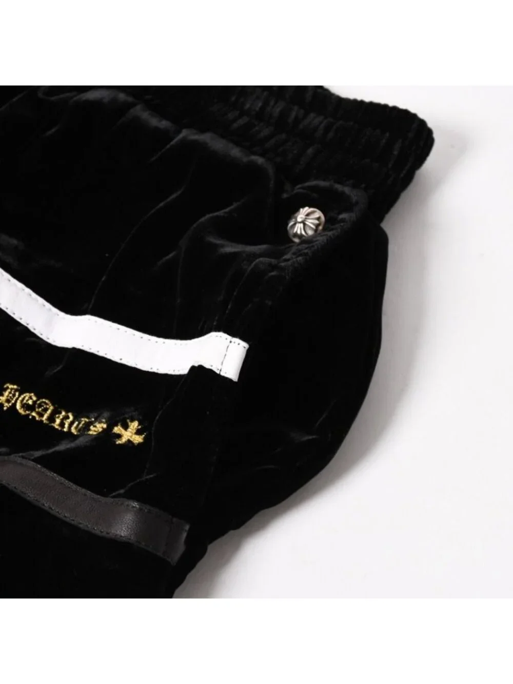 Chrome Hearts Velvet Tracksuit Pants S Crossball